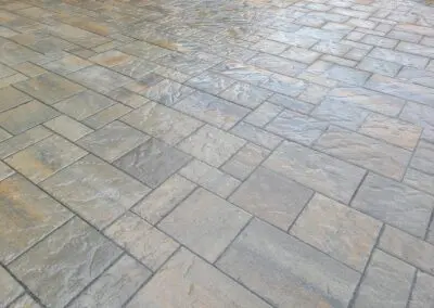 Concrete patio flooring by Modena NH - landscape design near me