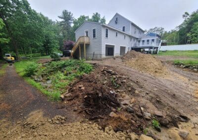 Excavation outside a house - excavation hudson nh
