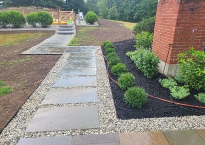Modern walkway by Modena NH - hardscapes auburn nh