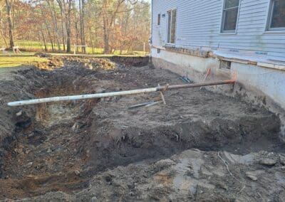 Excavation project in a home - fiberglass pools hudson nh