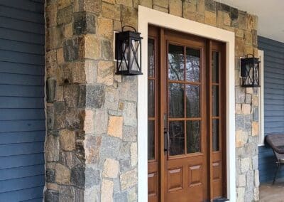 Masonry doorframe by Modena NH - hardscapes hollis nh