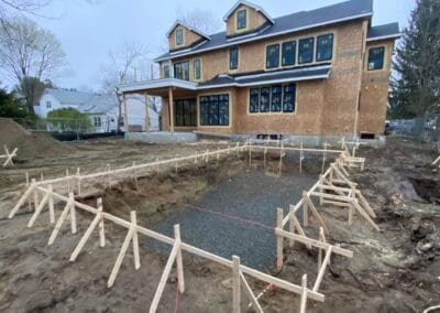 Installation of in-ground swimming pool - fiberglass pools hampstead nh