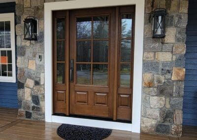 Masonry doorframe by Modena NH - hardscapes hollis nh