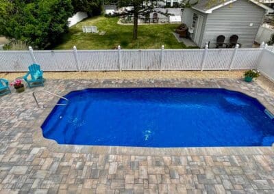 Acapulco Ocean Blue Swimming Pool by Modena NH - fiberglass pools hudson nh