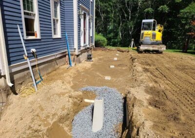 Excavation process for a landscaping project - excavation hudson nh