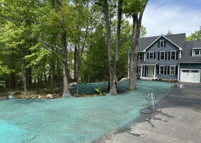 Excavation project outside a house - excavation brookline nh